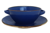 Soepkom met Onderbord - Blauw