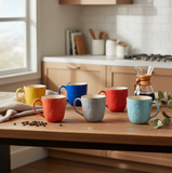 Gekleurde Mokken - Medium -  Set van 6