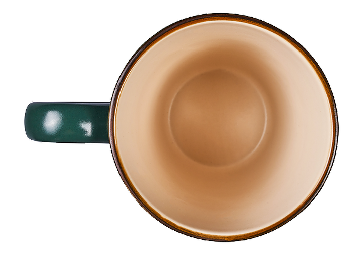 KIVY Mokken set van 6 x 400 ml - grote koffiekopjes set van 6 - grote