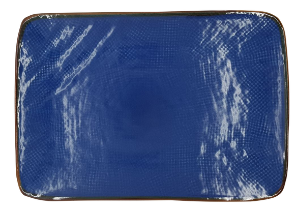 Rechthoekig Bord Blauw 28cm * 19.5cm