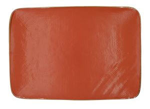 Rechthoekig Bord Oranje 28cm * 19.5cm