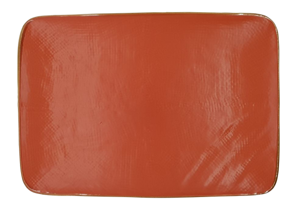 Rechthoekig Bord Oranje 28cm * 19.5cm